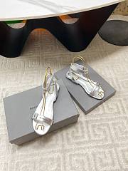 	 Balenciaga Afterhour silver sandals - 2