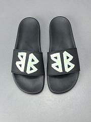 Balenciaga BB logo-prin Slides - 1