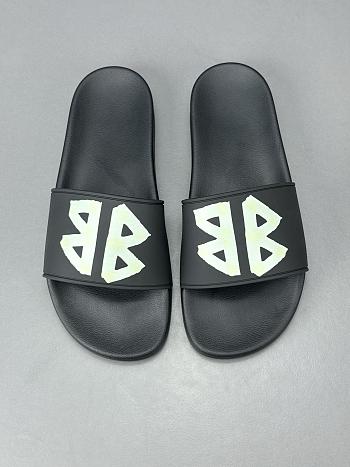 Balenciaga BB logo-prin Slides