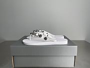 Balenciaga Cagole embellished thong sandals in white - 2