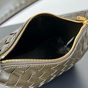 Bottega Veneta Wallace Dark Green Shoulder Bag - 22x13x9.5cm - 6