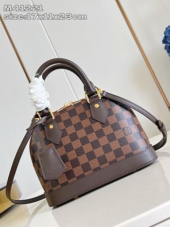 Louis Vuitton Alma BB Damier Ebene - 23.5x17.5x11.5cm