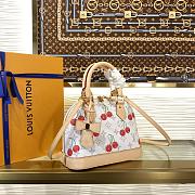 Louis Vuitton x TM Alma BB Monogram cherry coated canvas -  23.5 x 17.5 x 11.5 cm - 6