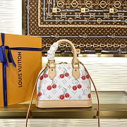 Louis Vuitton x TM Alma BB Monogram cherry coated canvas -  23.5 x 17.5 x 11.5 cm - 5