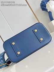 Louis Vuitton Alma BB Epi Leather Blue With Canvas Strap - 23.5 x 17.5 x 11.5 cm - 5