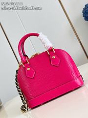 Louis Vuitton Alma BB Epi Pink Leather - 18 x 12 x 8 cm - 6