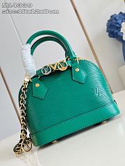 Louis Vuitton Alma BB Epi Green Leather - 18 x 12 x 8 cm - 1