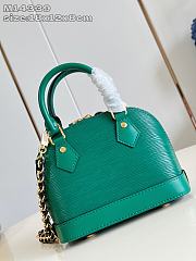 Louis Vuitton Alma BB Epi Green Leather - 18 x 12 x 8 cm - 5