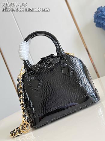 Louis Vuitton Alma BB Epi Black Leather - 18 x 12 x 8 cm