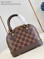 	 Louis Vuitton Alma BB Damier Ebene - 18 x 12 x 8 cm - 6