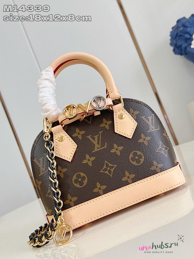 	 Louis Vuitton Alma BB Monogram 02 - 18 x 12 x 8 cm - 1