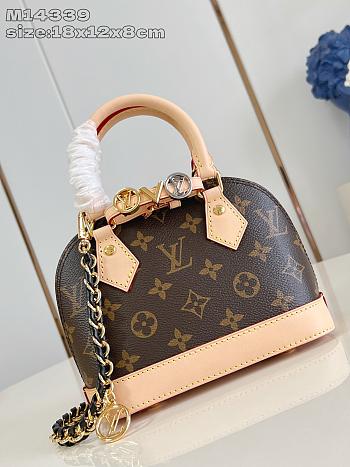 	 Louis Vuitton Alma BB Monogram 02 - 18 x 12 x 8 cm