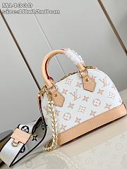 	 Louis Vuitton Alma BB Monogram In White - 18 x 12 x 8 cm - 2