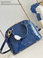 	 Louis Vuitton Alma BB Patent Leather Blue - 23.5 x 17.5 x 11.5 cm - 6