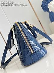 	 Louis Vuitton Alma BB Patent Leather Blue - 23.5 x 17.5 x 11.5 cm - 5