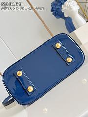 	 Louis Vuitton Alma BB Patent Leather Blue - 23.5 x 17.5 x 11.5 cm - 3