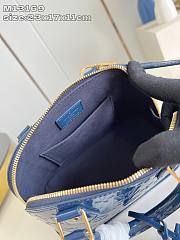 	 Louis Vuitton Alma BB Patent Leather Blue - 23.5 x 17.5 x 11.5 cm - 2
