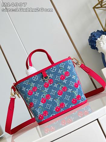 Louis Vuitton x TM Neverfull Inside Out BB Monogram Denim - 26.5 x 16.5 x 11 cm