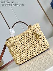 Louis Vuitton Vanity Chain Pouch Natural Tan Raffia - 19 x 6.5 x 11.5 cm - 2