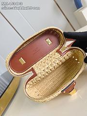 Louis Vuitton Vanity Chain Pouch Natural Tan Raffia - 19 x 6.5 x 11.5 cm - 3