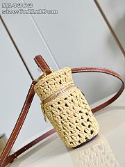 Louis Vuitton Vanity Chain Pouch Natural Tan Raffia - 19 x 6.5 x 11.5 cm - 4