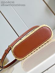 Louis Vuitton Vanity Chain Pouch Natural Tan Raffia - 19 x 6.5 x 11.5 cm - 6