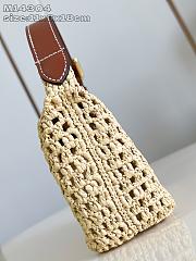 Louis Vuitton Hills Pochette Natural Tan Raffia - 18.5 x 11 x 6.5 cm - 6