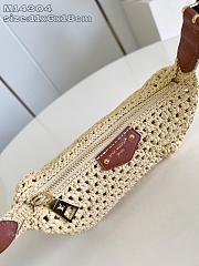 Louis Vuitton Hills Pochette Natural Tan Raffia - 18.5 x 11 x 6.5 cm - 4