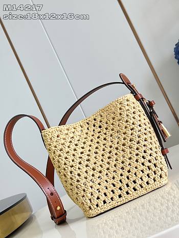 Louis Vuitton All In BB Tan Raffia - 16 x 18 x 12 cm