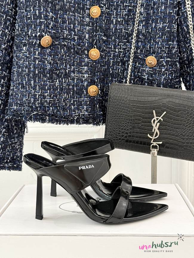 Prada Black High Heels - 1