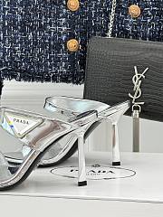 	 Prada Silver High Heels - 2