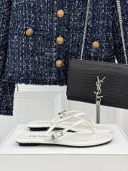 	 Prada White Leather thong sandals - 1