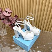 Prada Black Nappa leather platform sandals - 4