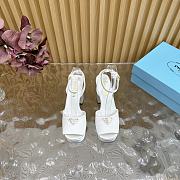 Prada Black Nappa leather platform sandals - 2