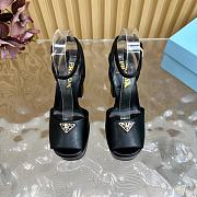Prada White Nappa leather platform sandals - 4