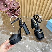 Prada White Nappa leather platform sandals - 2