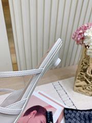 	 Valentino Garavani Rockstud Wispy Leather Mules In White - 2