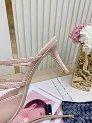 	 Valentino Garavani Rockstud Wispy Leather Mules In Nude 6.5cm - 6