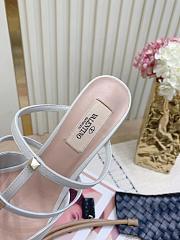 	 Valentino Garavani Rockstud Wispy Leather Mules In White 6.5cm - 6