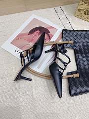 Valentino Garavani Rockstud Wispy Leather Mules In Black 6.5cm - 3