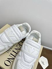 Valentino Joie De Jouer Low Top Sneaker In Nappa Calfskin for Man in White - 5