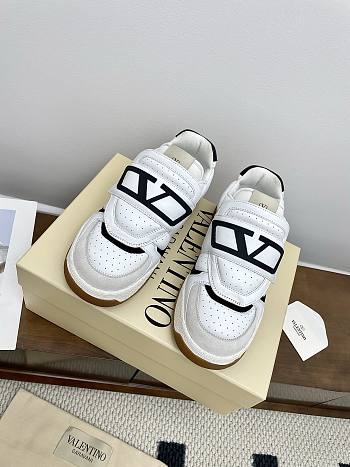	 Valentino Joie De Jouer Low Top Sneaker In Nappa Calfskin for Man in Black