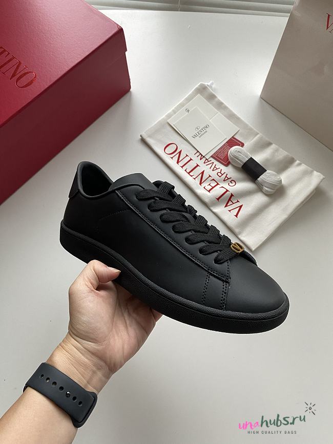 	 Valentino Black Sneakers - 1