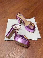 	 Valentino Garavani 115mm VLogo Signature Pumps Purple - 4