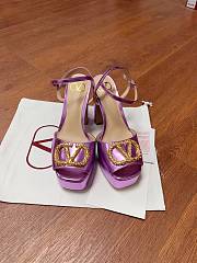 	 Valentino Garavani 115mm VLogo Signature Pumps Purple - 2