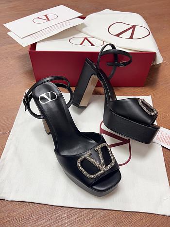 Valentino Garavani 90mm Logo Embellishment Sandals