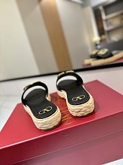 	 Valentino Black Garavani VLogo Slide Espadrilles - 3