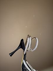 	 Mach & Mach Double Bow 65 embellished lace pumps black - 6
