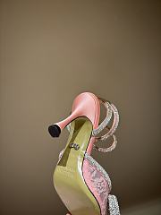 	 Mach & Mach Double Bow 65 embellished lace pumps pink - 2