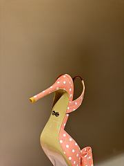 	 Mach&Mach Le Cadeau 100 Polka-dot Slingback Pumps in orange - 5